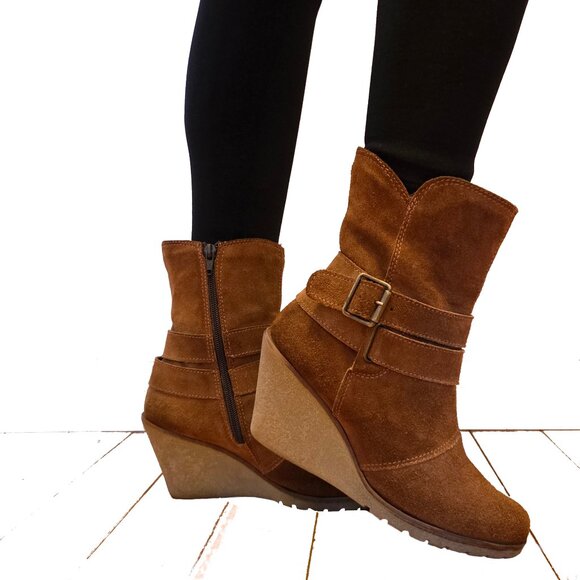Aldo Shoes - Brown Suede Ankle Boots
